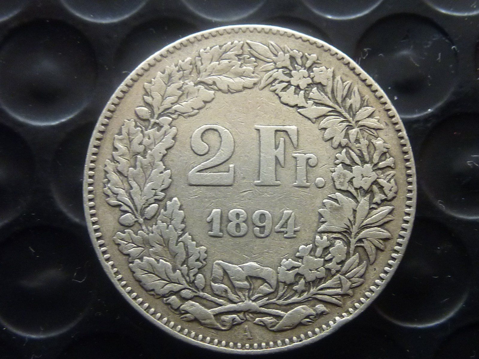 Tutti le monete: Schöne Silber 2 Fr. 1894 – Usato da Seon venduto da aee_7gpz