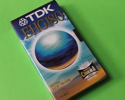 TDK E-HG180 VHS-VIDEOKASSETTE OVP!!!!!!!