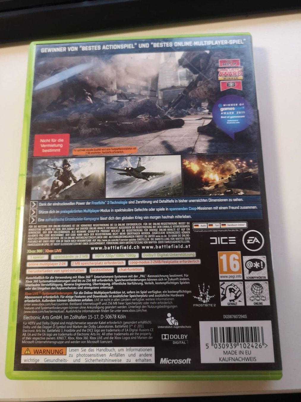Giochi: Battlefield 3 XBOX 360 – Usato da Herisau venduto da Seyashop1 1