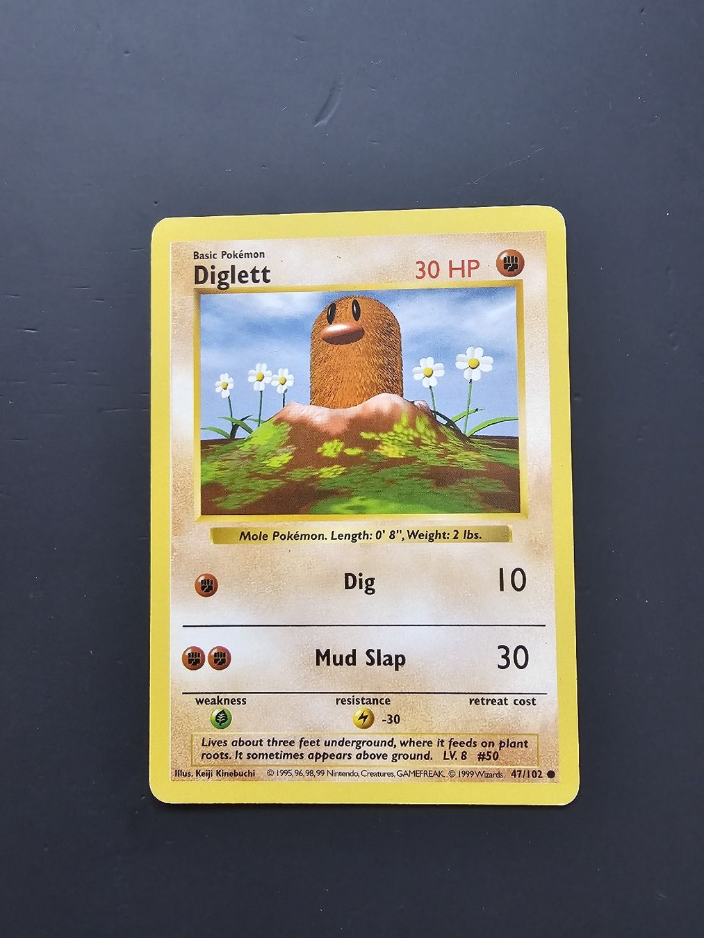Pokémon Carte collezionabili: Diglett Shadowless Pokemon Karte - Base Set – Usato da oberbuchsiten venduto da thug4