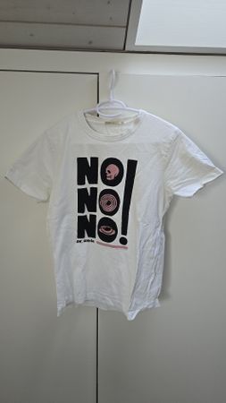 T-Shirt Nudie Jeans Co. weiss Grösse S
