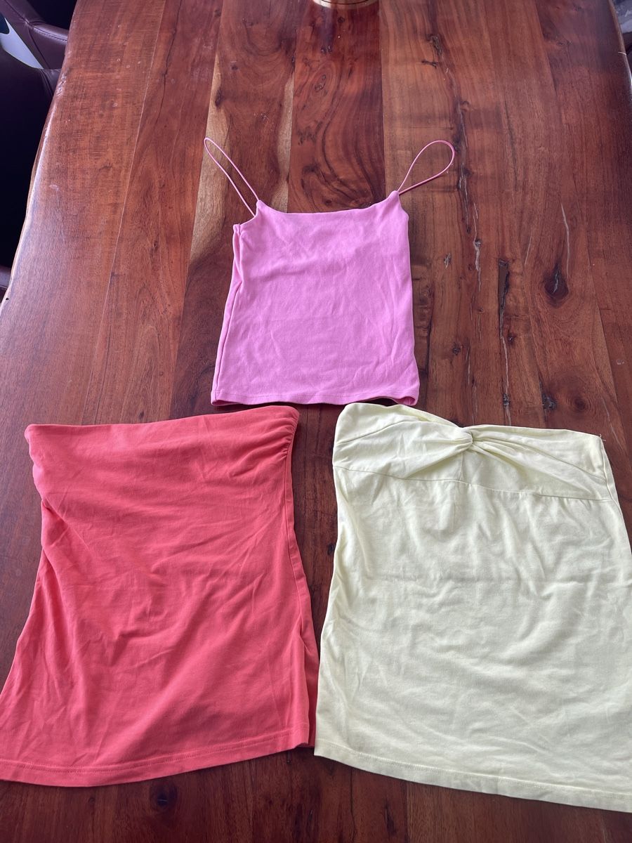 Zara Tops: Sommer Tops Set, verschiedene Farben, Grösse S – Neu (gemäss Beschreibung) aus Oftringen von Makeq