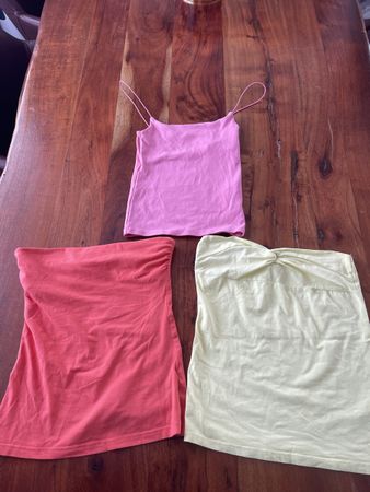 Sommer Tops Set, verschiedene Farben, Grösse S