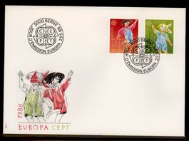 1989, FDC, Europa (Nr. 775–776)