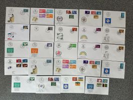Schweiz - 24x FDC  Ämter
