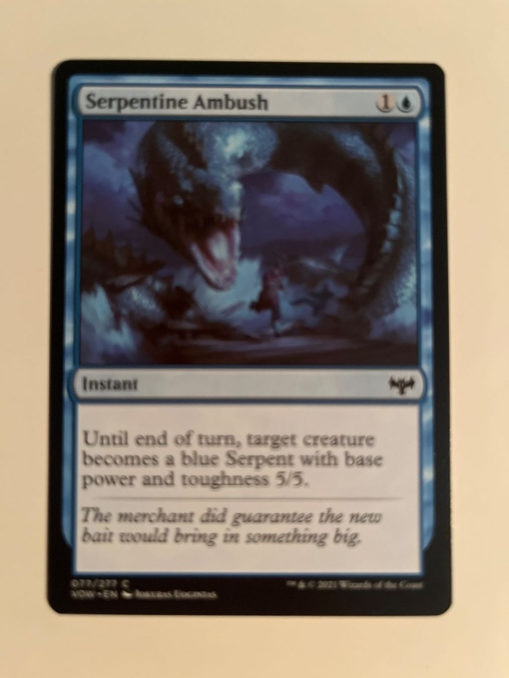 Magic The Gathering Cartes à collectionner: 1 x Serpentine Ambush - Magic: The Gathering - MtG – D'occasion à Kriens par Shadi1980