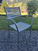 4x Garden arm chairs metal 🩶 Gartenstühle -Sessel Metall