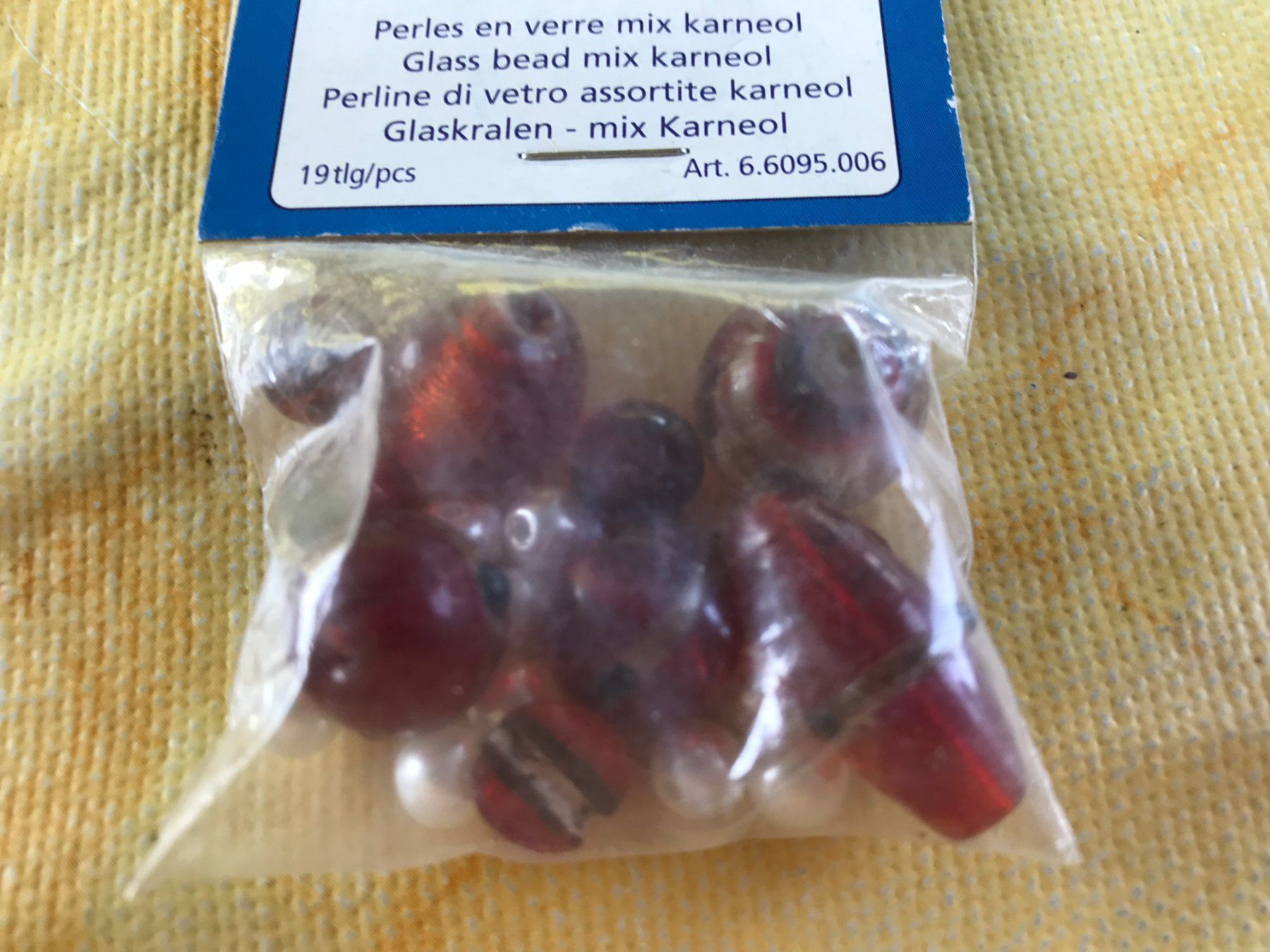Perle (finte): GLASPERLEN-MIX KARNEOL – Nuovo e nell'imballaggio originale da Ostermundigen venduto da wini63 2
