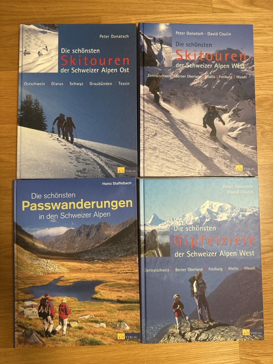 Libri: 4 Bücher Wanderung/Skitouren Schweiz – Usato da Zuerich venduto da Elduende
