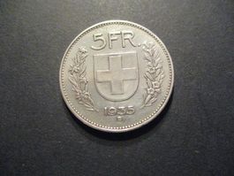 5.- Fr 1935  Superbe pièce  Superbe qualité