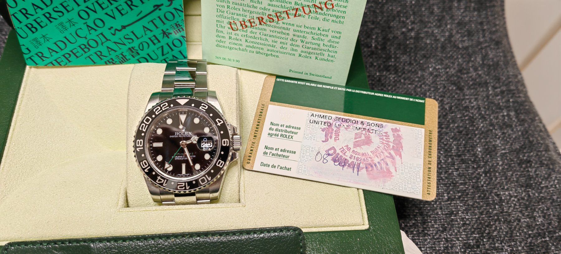 Rolex Uhren: Rolex GMT-Master 2 Ref.116710LN Stahl – Gebraucht aus Kaiseraugst von mfab01 6