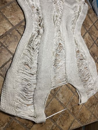 Calzedonia Abito in Maglia Beige Taglia Unica Nuovo