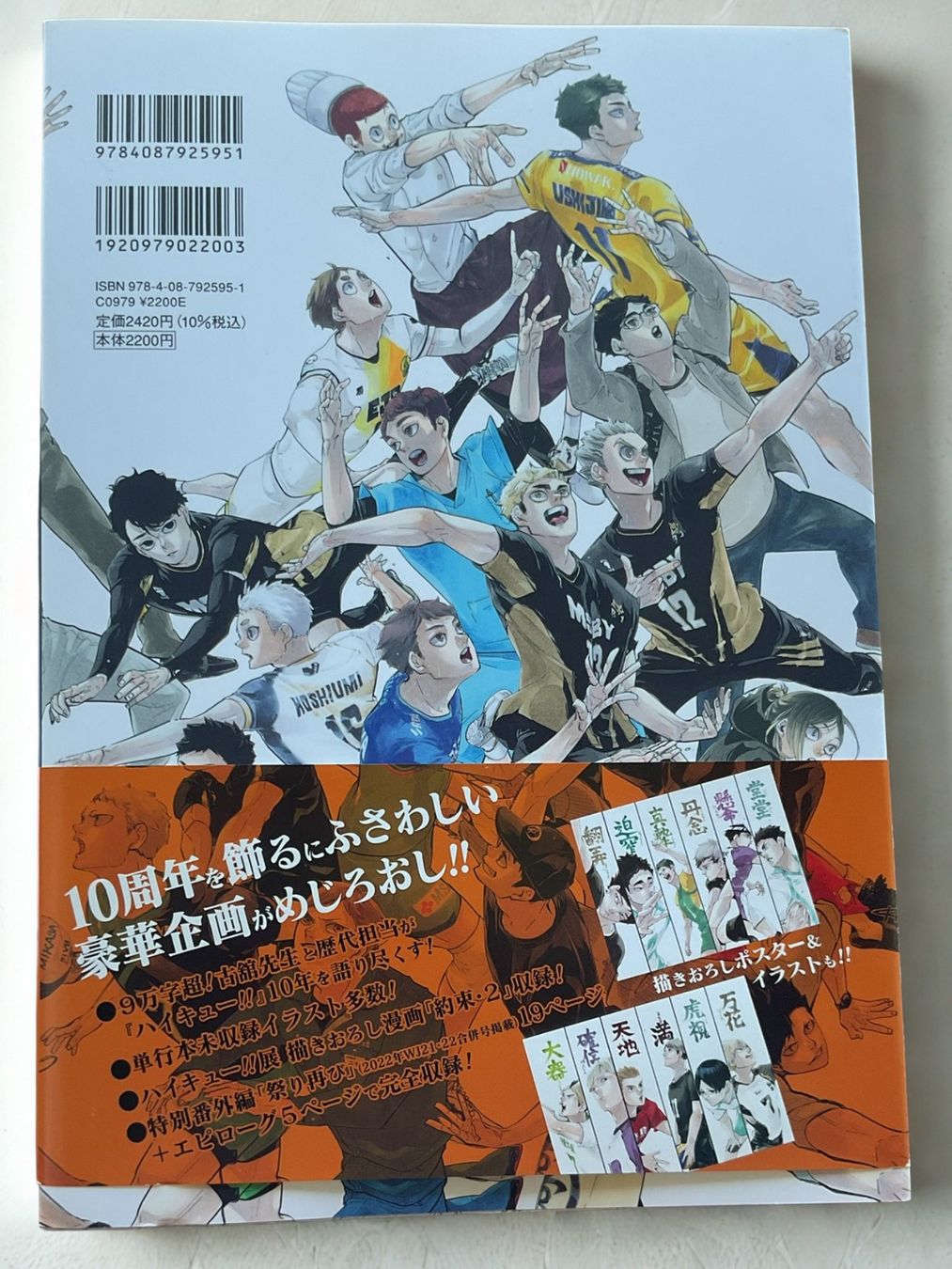 Fumetti: Haikyuu!! 10th Chronicle Jubiläums Japanisch mit Buchbinde – Usato da Rütihof venduto da AkibaVault 1