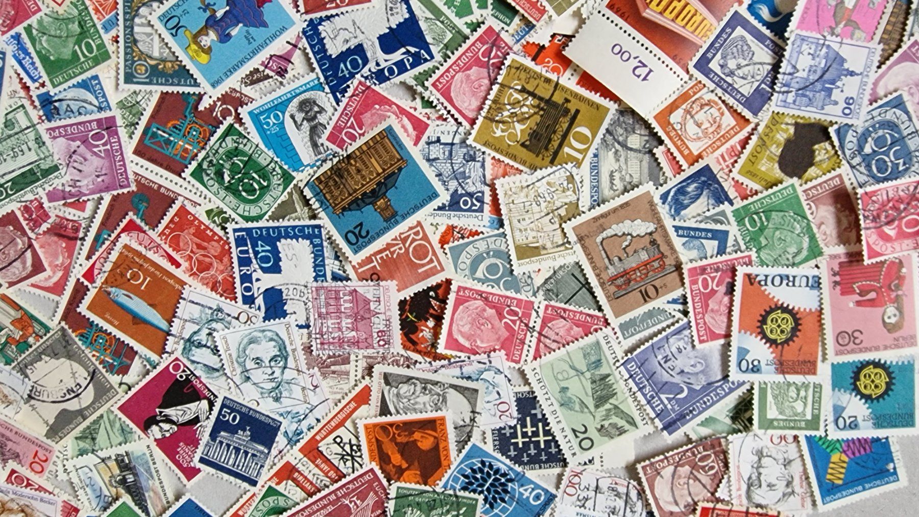 Tutti i francobolli: Grosses Lot Deutsche Bundespost – Usato da Winterthur venduto da labi012 5