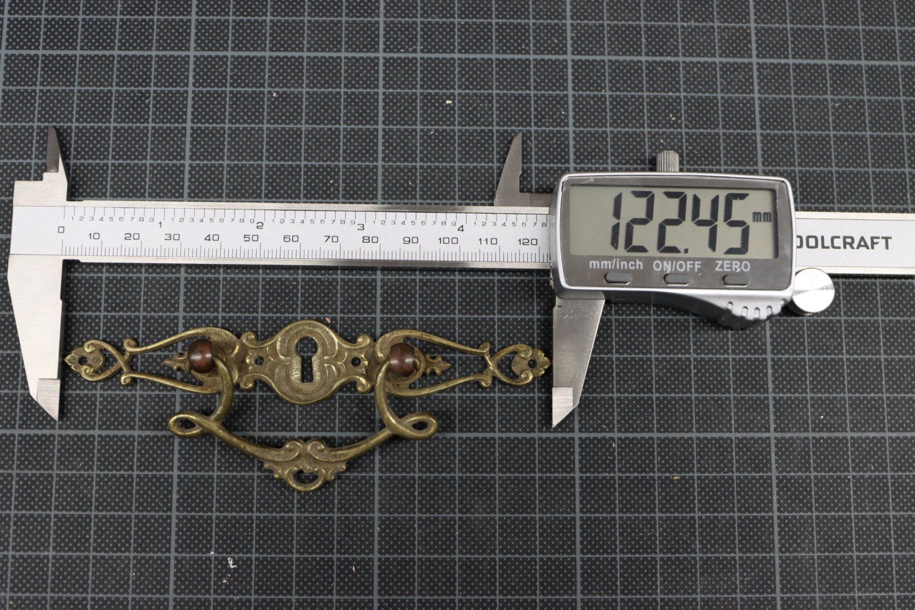 Ferramenta: Wunderschöner Jugendstil Fallgriff / Kommodengriff – Usato da Emmetten venduto da Super008 6