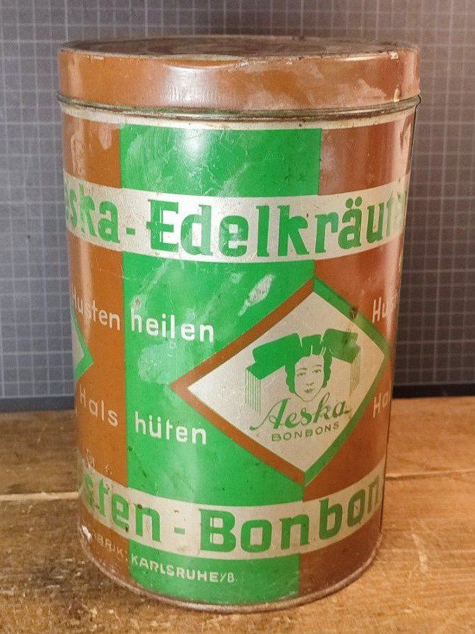 Barattoli: Wunderschöne Alte Blechdose 25cm HOCH von AESKA  – Usato da Gelterkinden venduto da MYSTOREFORYOU4460