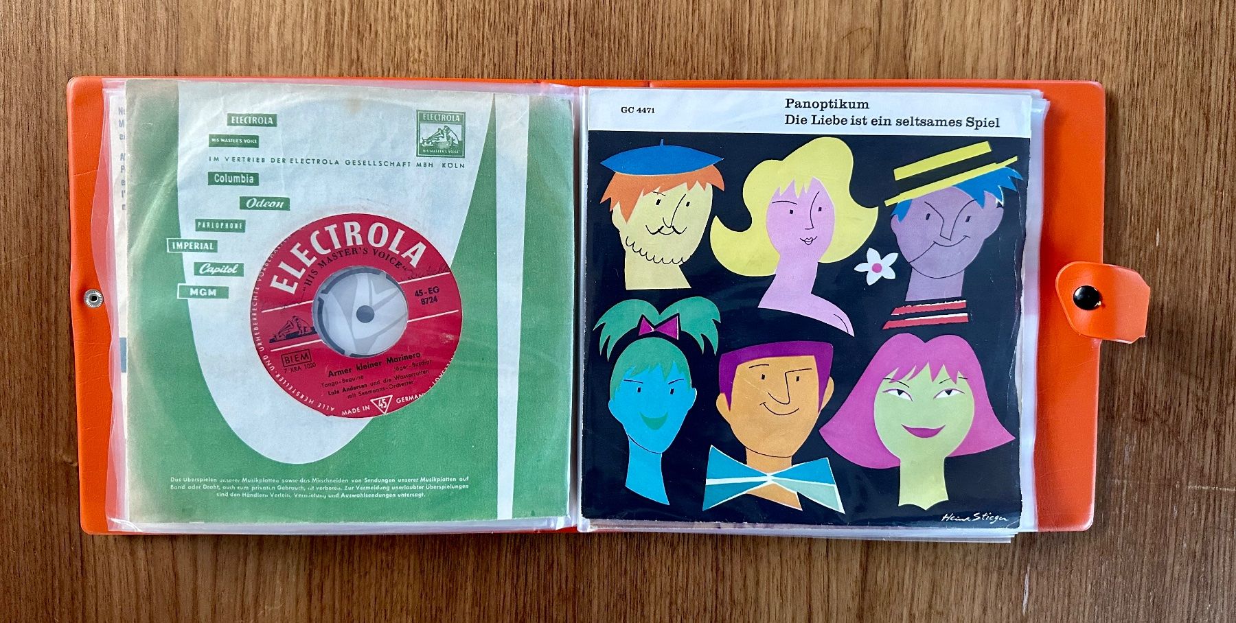 Schallplatten: Schallplatten, Singles, deutsche Schlager plus Plattenetui – Gebraucht aus Wallbach von paxnic 2
