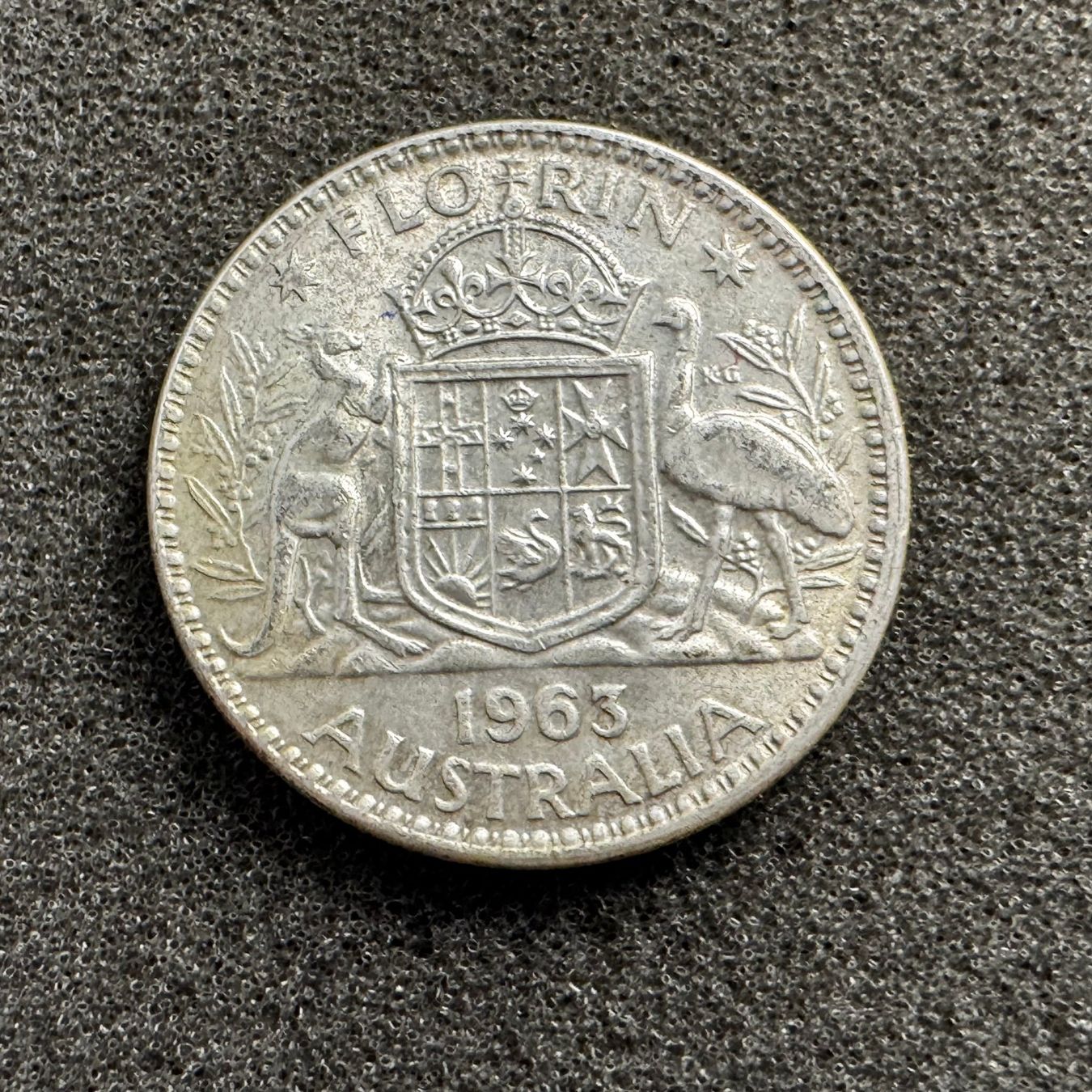 Alle Münzen: 1 Florin Silber Australien 1963 – Gebraucht aus Reitnau von tb-muenzen