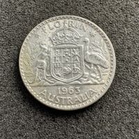 1 Florin Silber Australien 1963