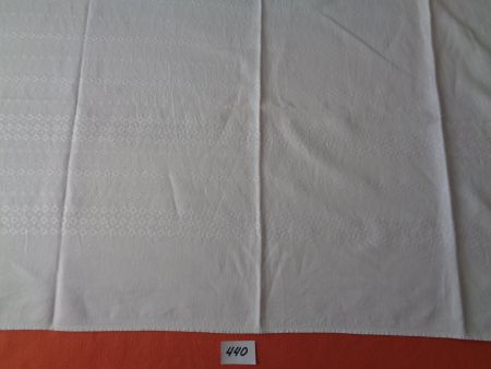 Tischdecke Damast 140 cm. x 121 cm. - Vintage