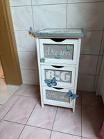 Nachttischli/Kommode mit 3 Schubladen im Shabby Chic!