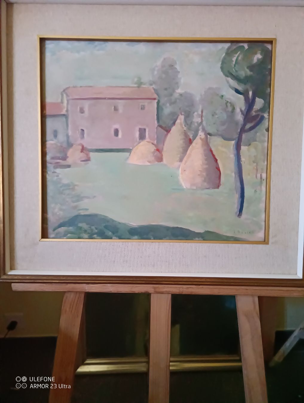 Dipinti: Quadro campestre firmato E. Keller, cornice dorata – Usato da Rüttenen venduto da Ariam11