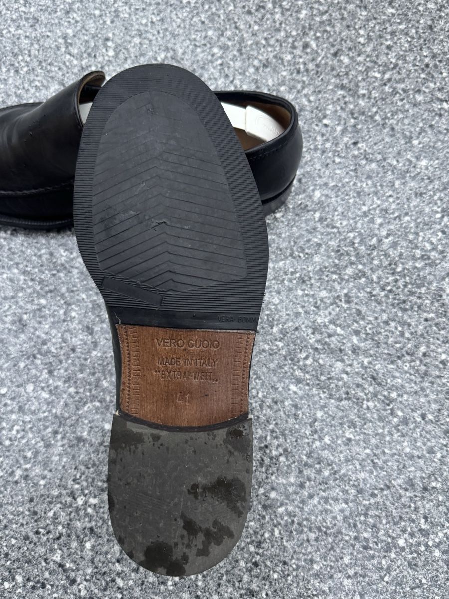 Walder Scarpe da uomo: Herrenschuhe Leder, WALDER, Gr. 41, NEUWERTIG – Nuovo (secondo la descrizione) da Schaffhausen venduto da 1963CD 2