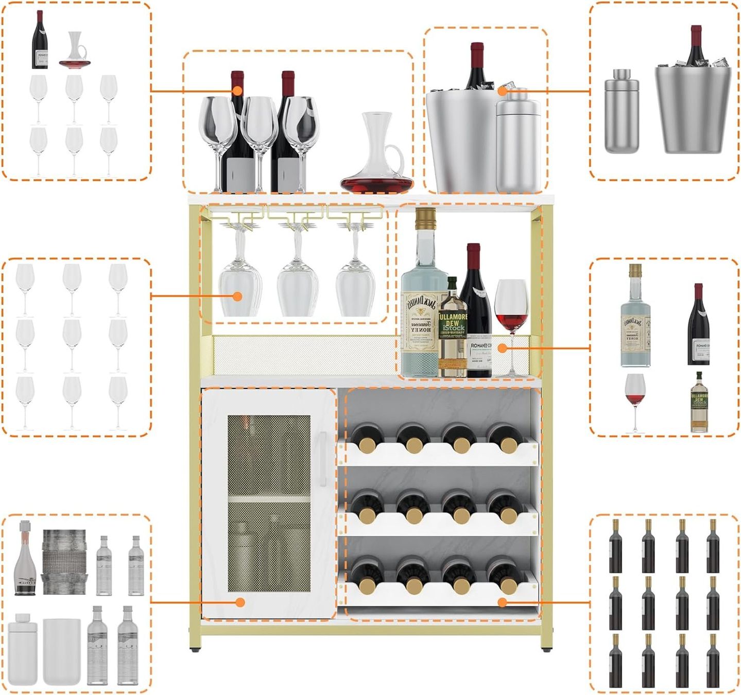 Scaffali: Weinregal, Weinbarschrank – Nuovo (secondo la descrizione) da Sins venduto da Taschending 3