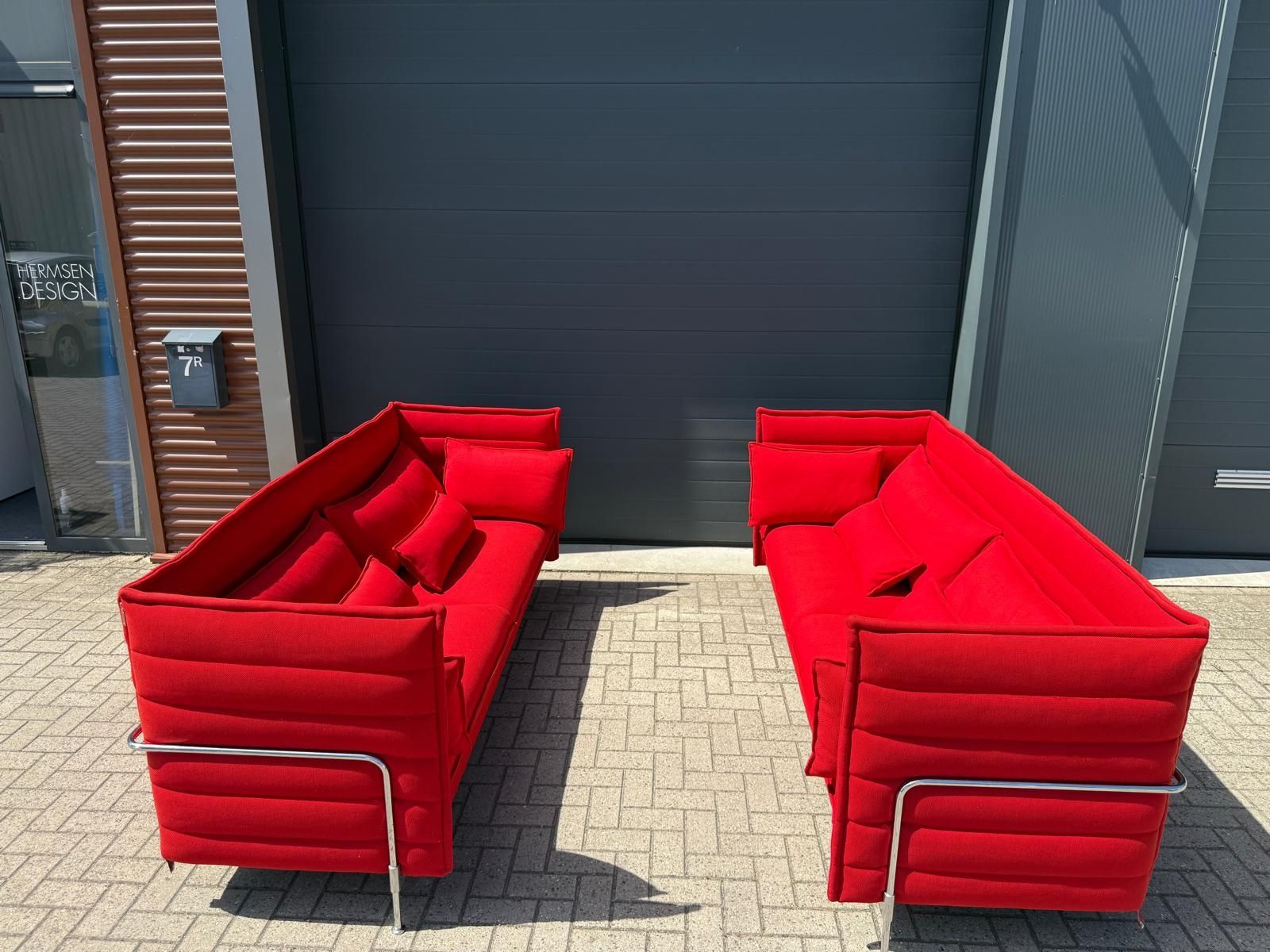 Vitra Divani: Vitra - Alcove Lowback Sofa - 2x – Usato da Gelderland venduto da HermsenDesign