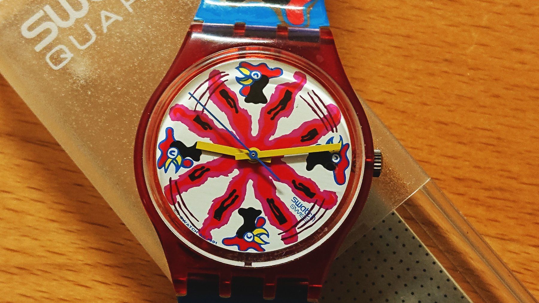 Swatch Orologi: Swatch Armbanduhr Chiccirichi 1992 – Usato da Reinach BL venduto da Hampe45