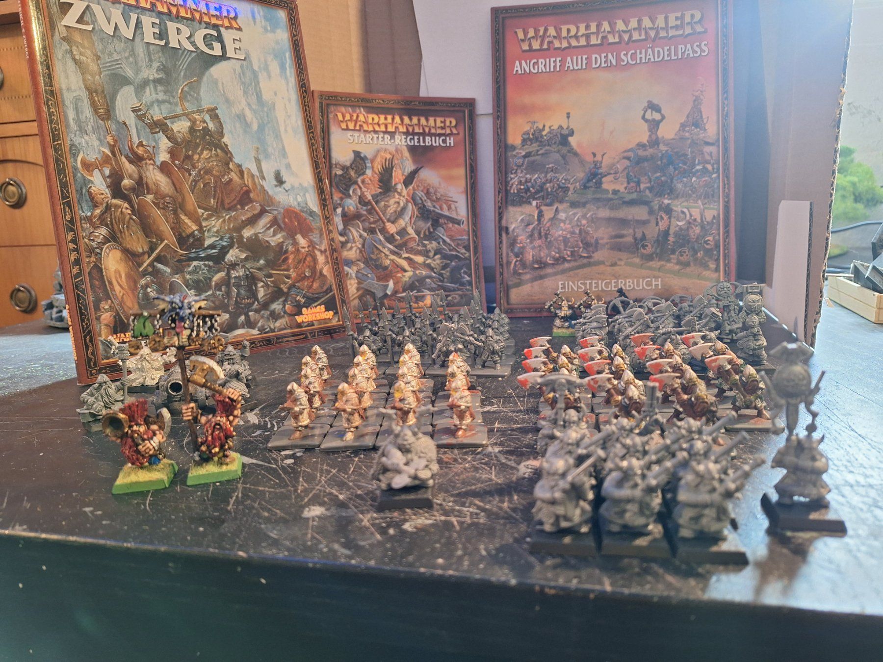 Statuette: Warhammer Zwerge Armee, mit Regelbücher! – Usato da Recherswil venduto da Toby.sk55 1