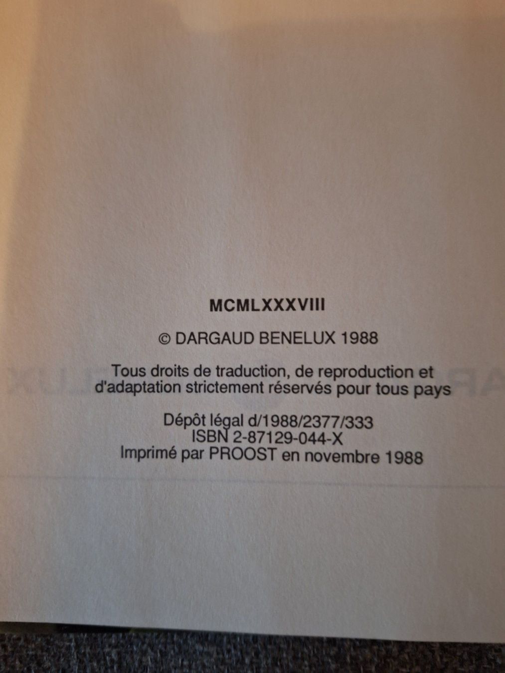 Fumetti: XIII  5 / Rouge total / EO 1988 – Usato da Nyon venduto da beny13 2