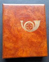 Briefmarkenalbum mit Ersttags-Couverts und Briefmarken gest.