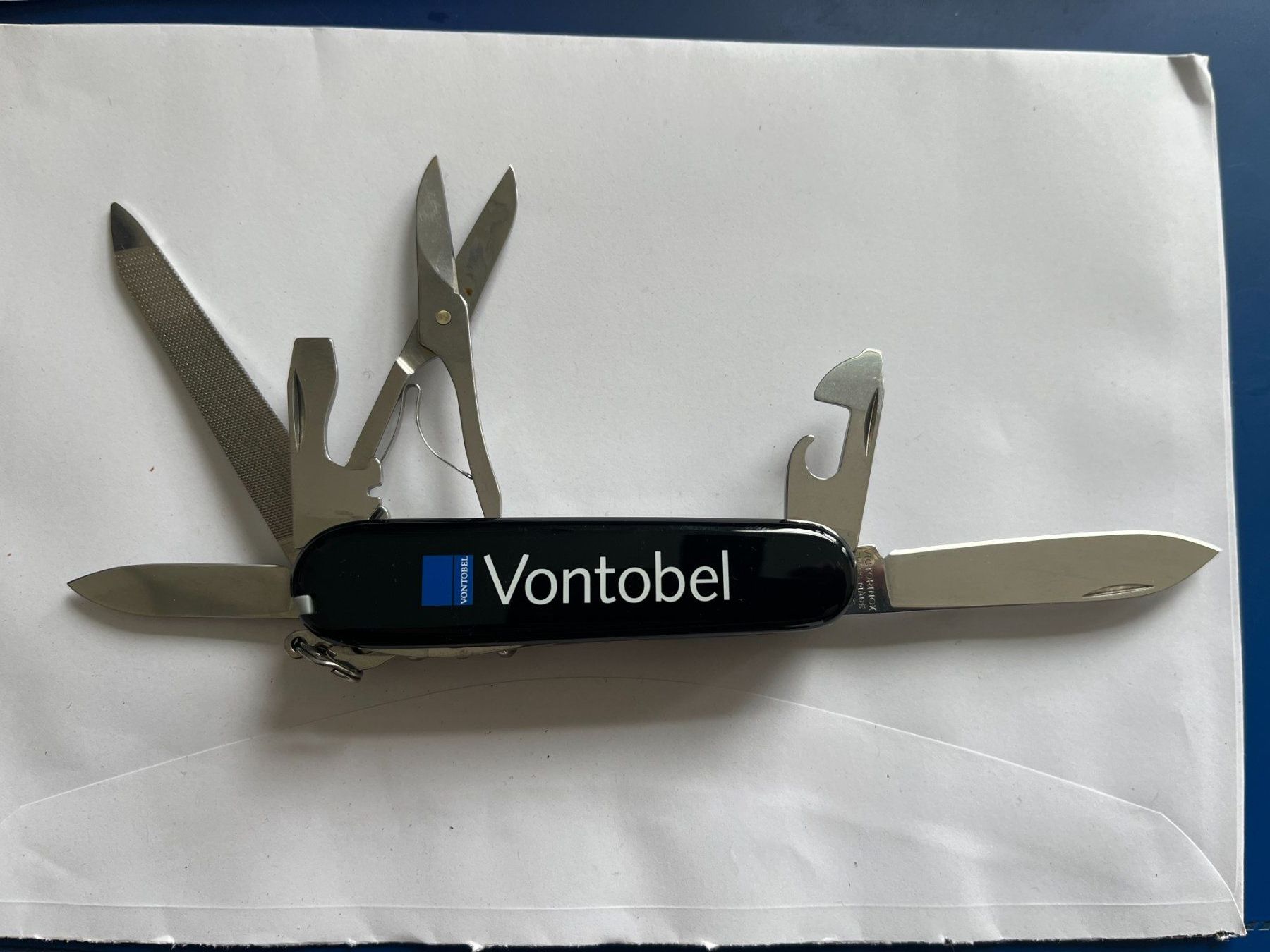 Victorinox Coltelli tascabile: Victorinox Werbemesser,  Vontobel – Nuovo (secondo la descrizione) da Dintikon venduto da Redgar58 4