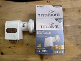 smart Titanium TQ Quattro LNB 0.1 dB, neu in OVP