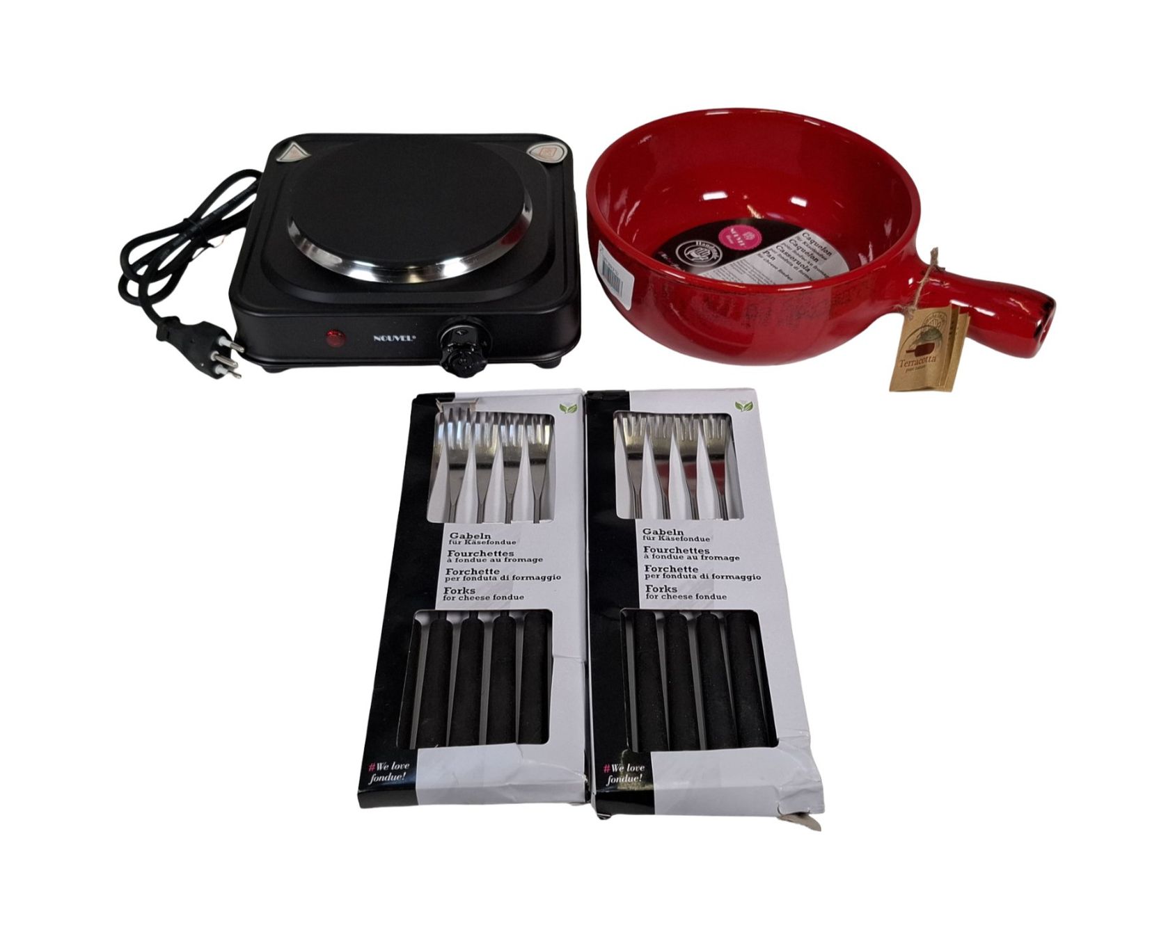 Elettrodomestici da cucina: NOUVEL Elektro-Käsefondue Set – Nuovo (secondo la descrizione) da Wil SG venduto da Restwert_Wil