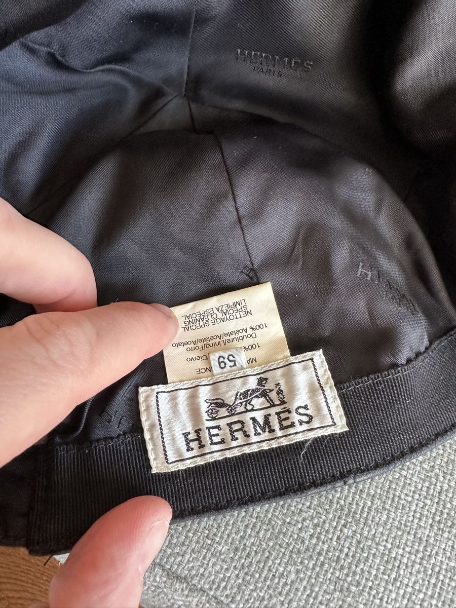 Hermès Hüte, Mützen & Caps: Hemes leather men’s cap – Neu (gemäss Beschreibung) aus Küssnacht am Rigi von hor_dpb7 3