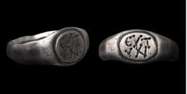 Roman silver Ring with Inscription