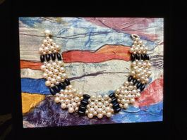 Elegante Halskette mit Perlen - Zeitloser Schmuck!