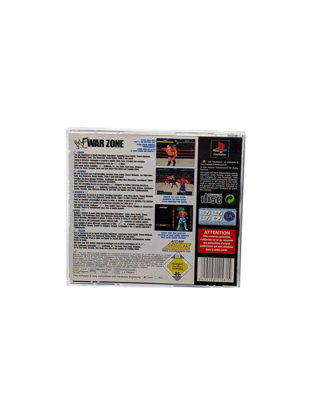 Sony Giochi: WWF War Zone PlayStation 1 – Usato da Domat/Ems venduto da IsseldorsShop 1