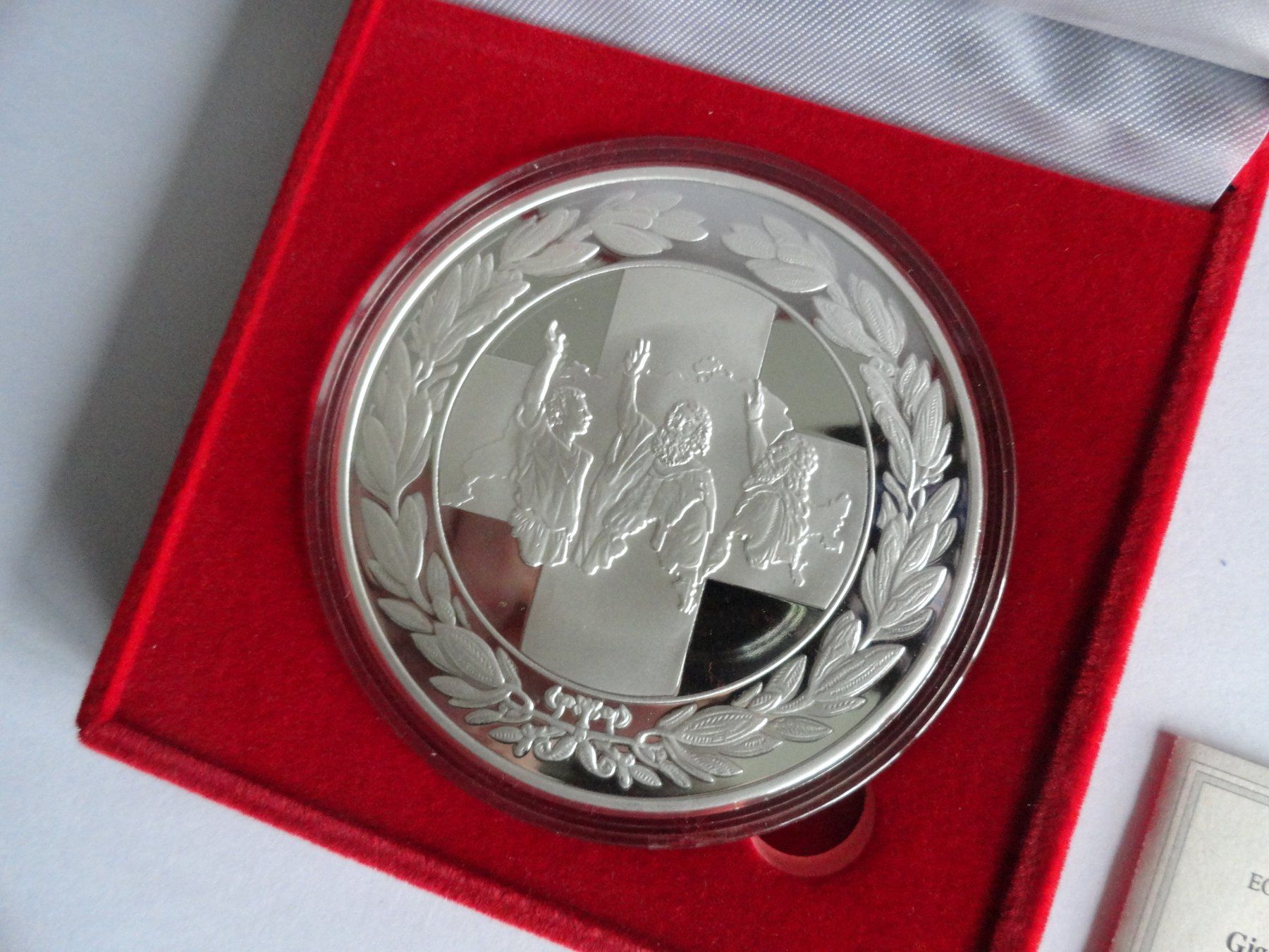 Medaillen: Schweizer Medaille Rütlischwur 2009 - Kupfer/Versilbert etc. – Gebraucht aus Gerlafingen von Shiva_74 3