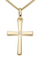 Anhänger für Halskette Kreuz mit Brillant