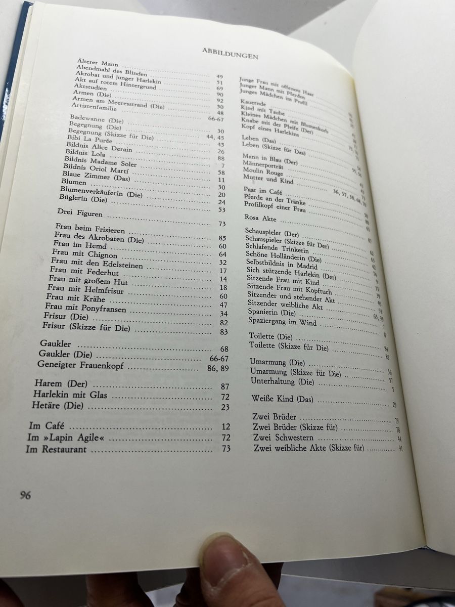 Libri: Denis Chevalier Picasso Blaue und Rosa Periode – Usato da Wettingen venduto da NickInc 3