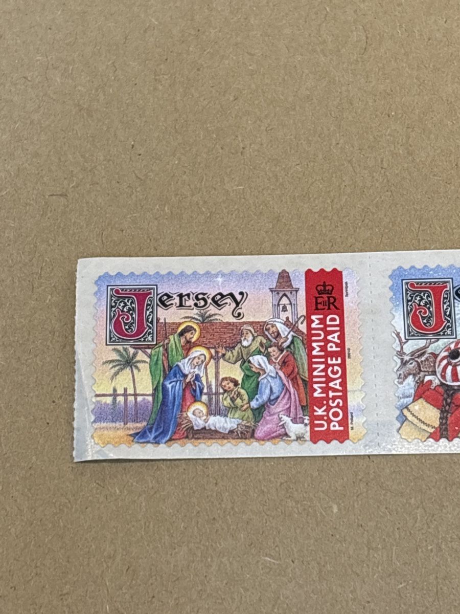 Tiro con l'arco: 5 Jersey Weihnachtsmarken, ungebraucht – Nuovo e nell'imballaggio originale da Zürich venduto da engebrunau 1