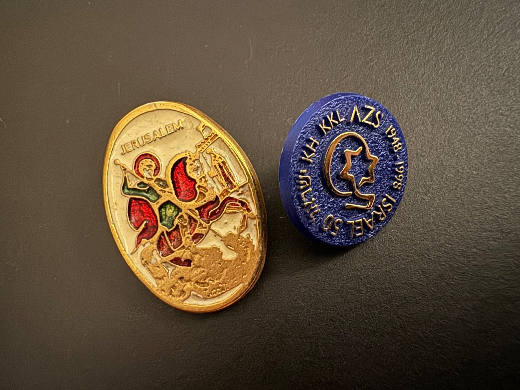 Placchette & Badge: Pin Jerusalem schwer und Israel – Usato da Galgenen venduto da rub_f6kh