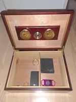 🔥Mahagoni✨Humidor🚬Holzbox✅Zigarren⚡Zigarrenbox💥Hygrometer