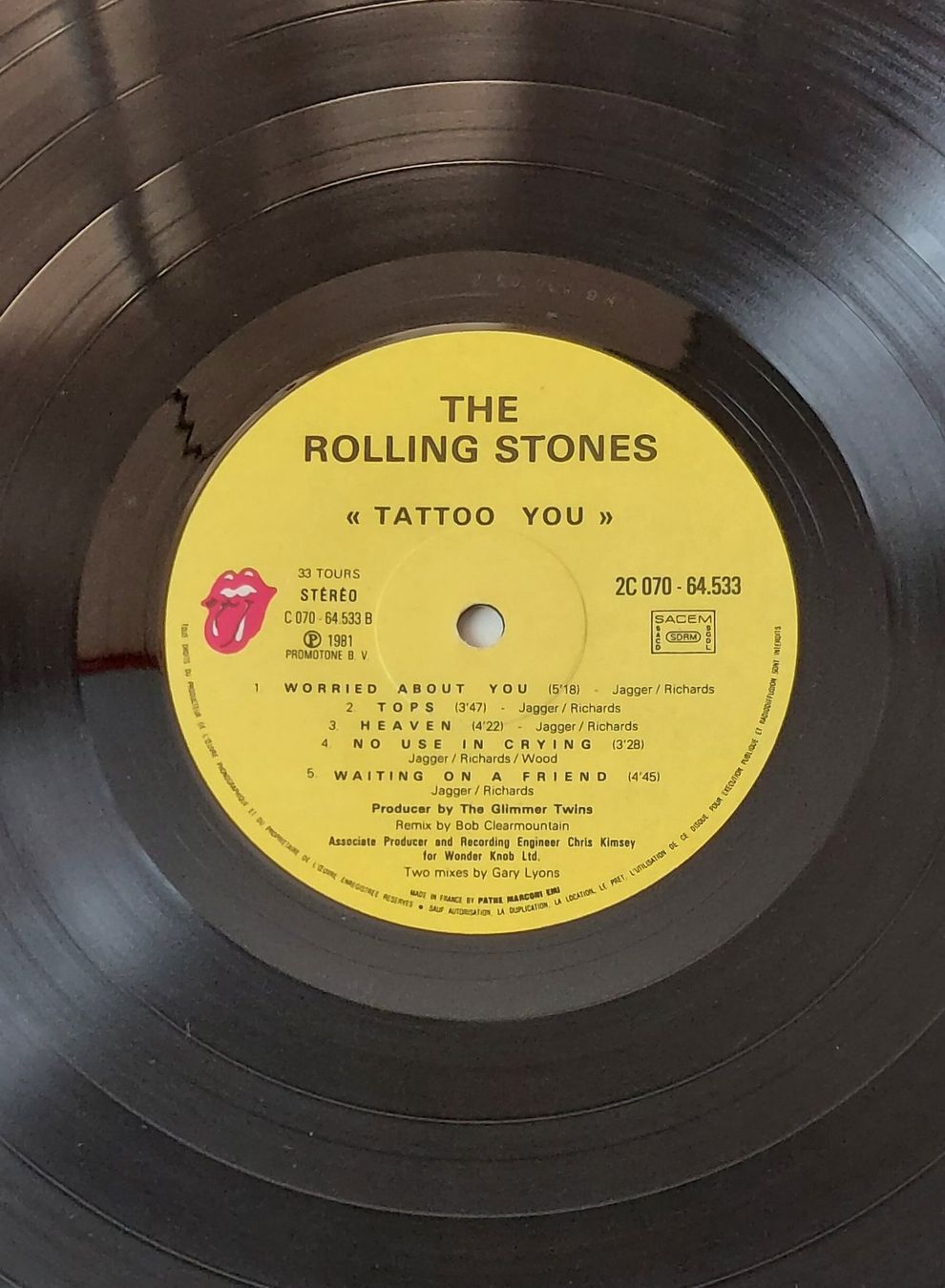 Schallplatten: LP - ROLLING STONES - TATTOO YOU – Gebraucht aus Steckborn von Quo7 2