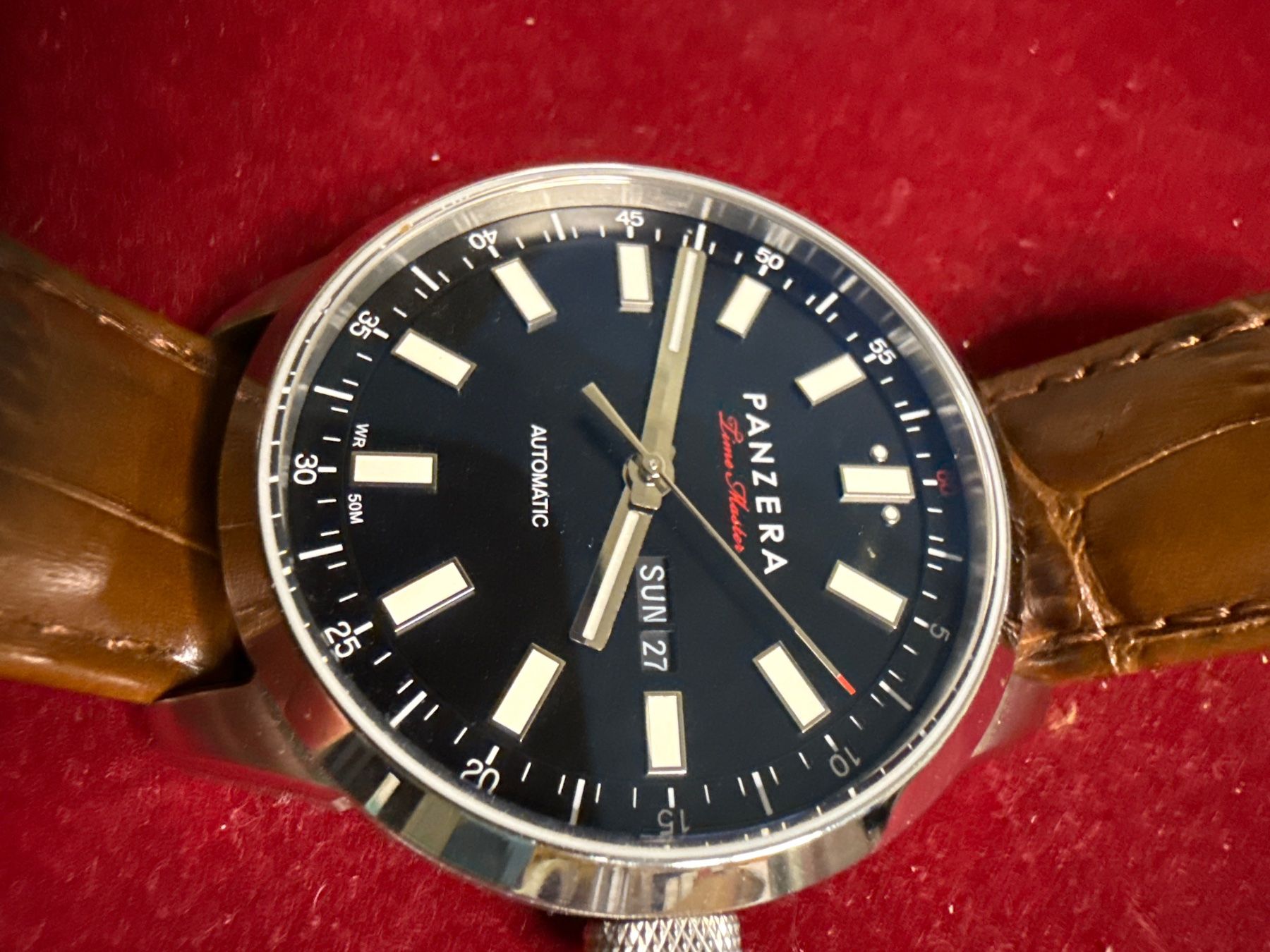 Montres: Panzera Time Master Automatic 45 mm Gepflegt – D'occasion à Pfeffingen par Allhandelklgwatches 1