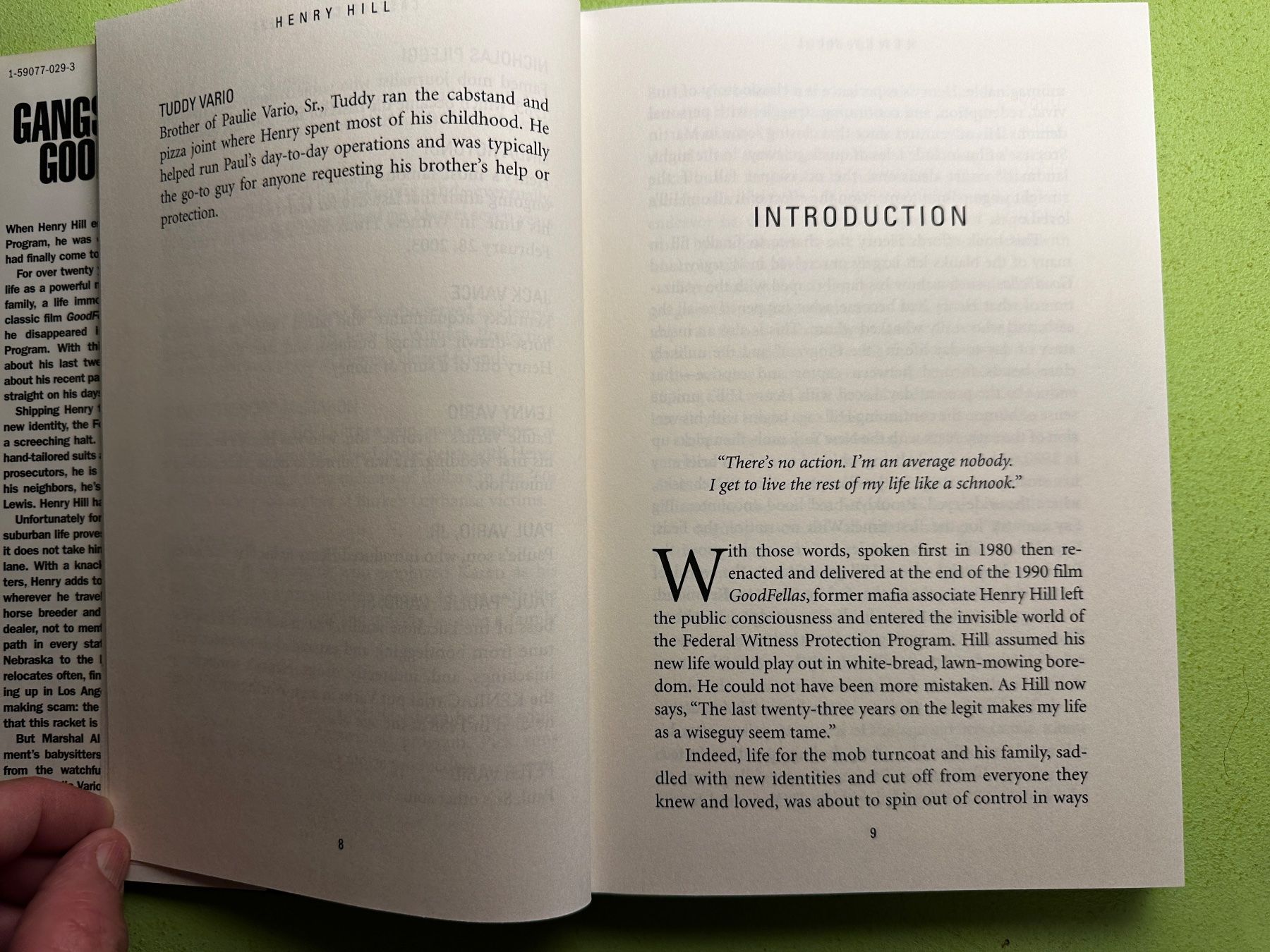 Libri: Henry Hill: Gangsters and Goodfellas. – Usato da Zürich venduto da allp 4