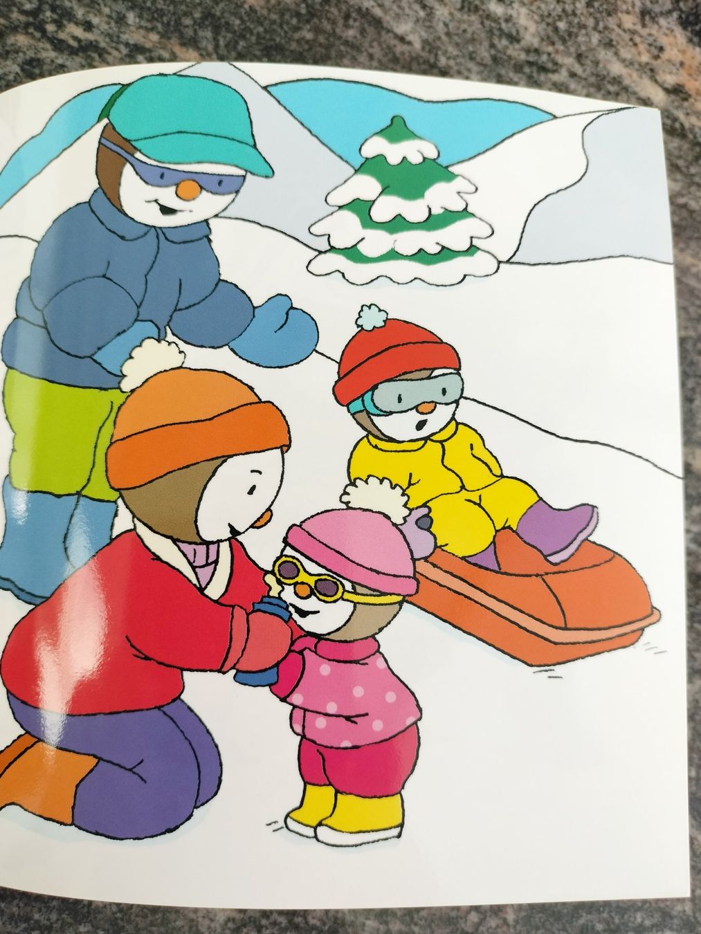 Libri: T'choupi à la neige – Usato da Cortaillod venduto da rozinna 4